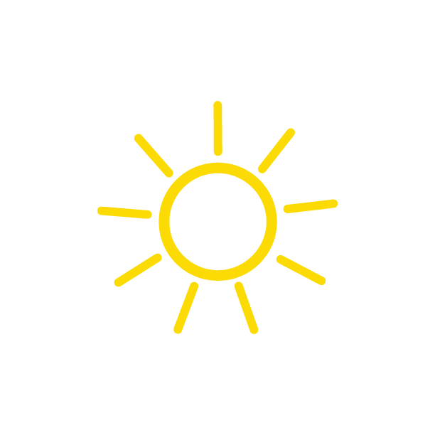 Mostly clear with a light...